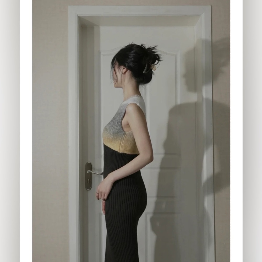 Zara ombré knit dress